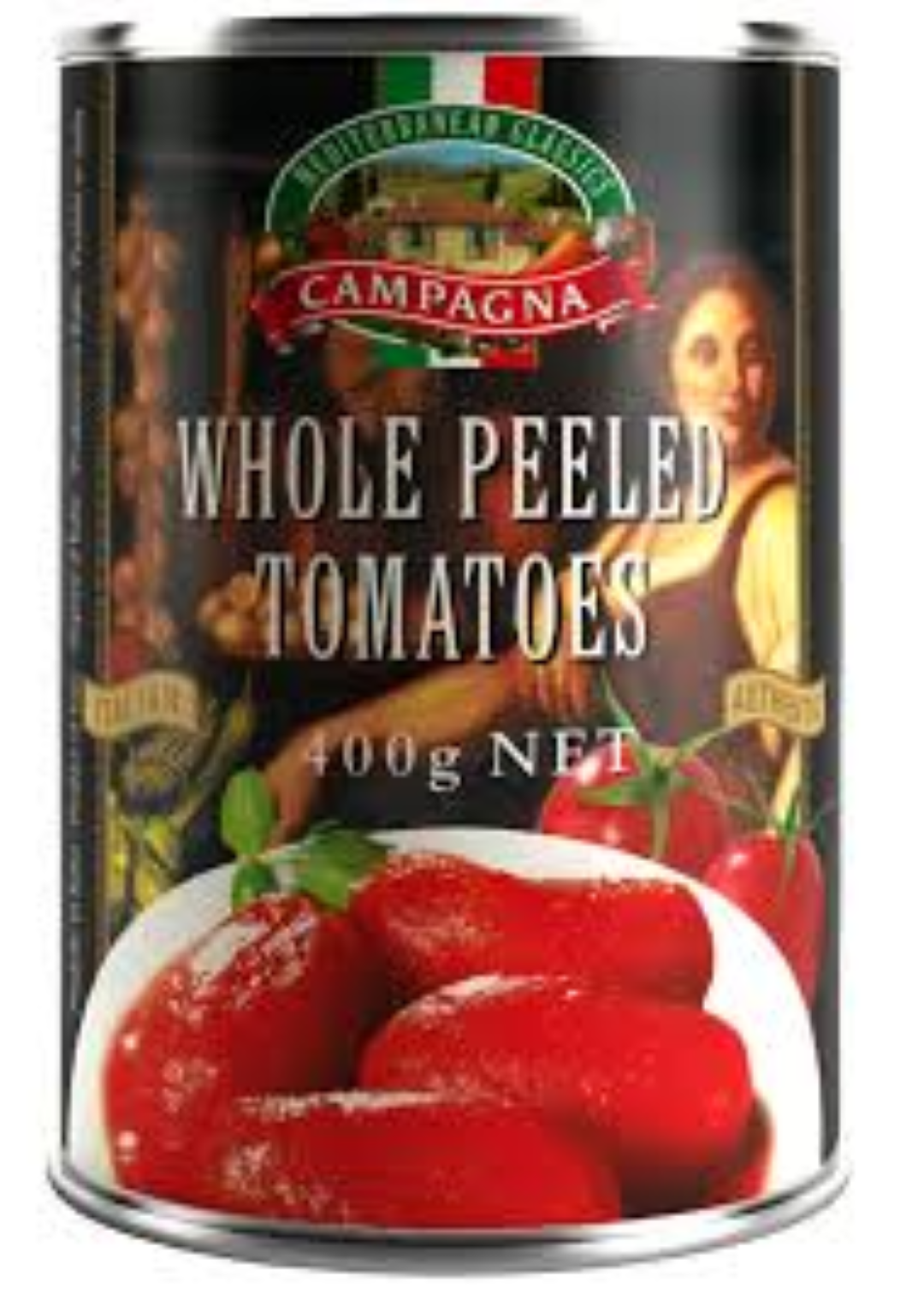 CAMPAGNA WHOLE PEELED TOMATOES 400G